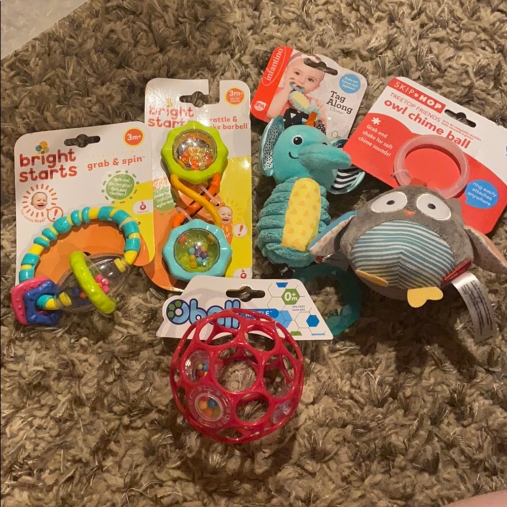 New baby toy lot